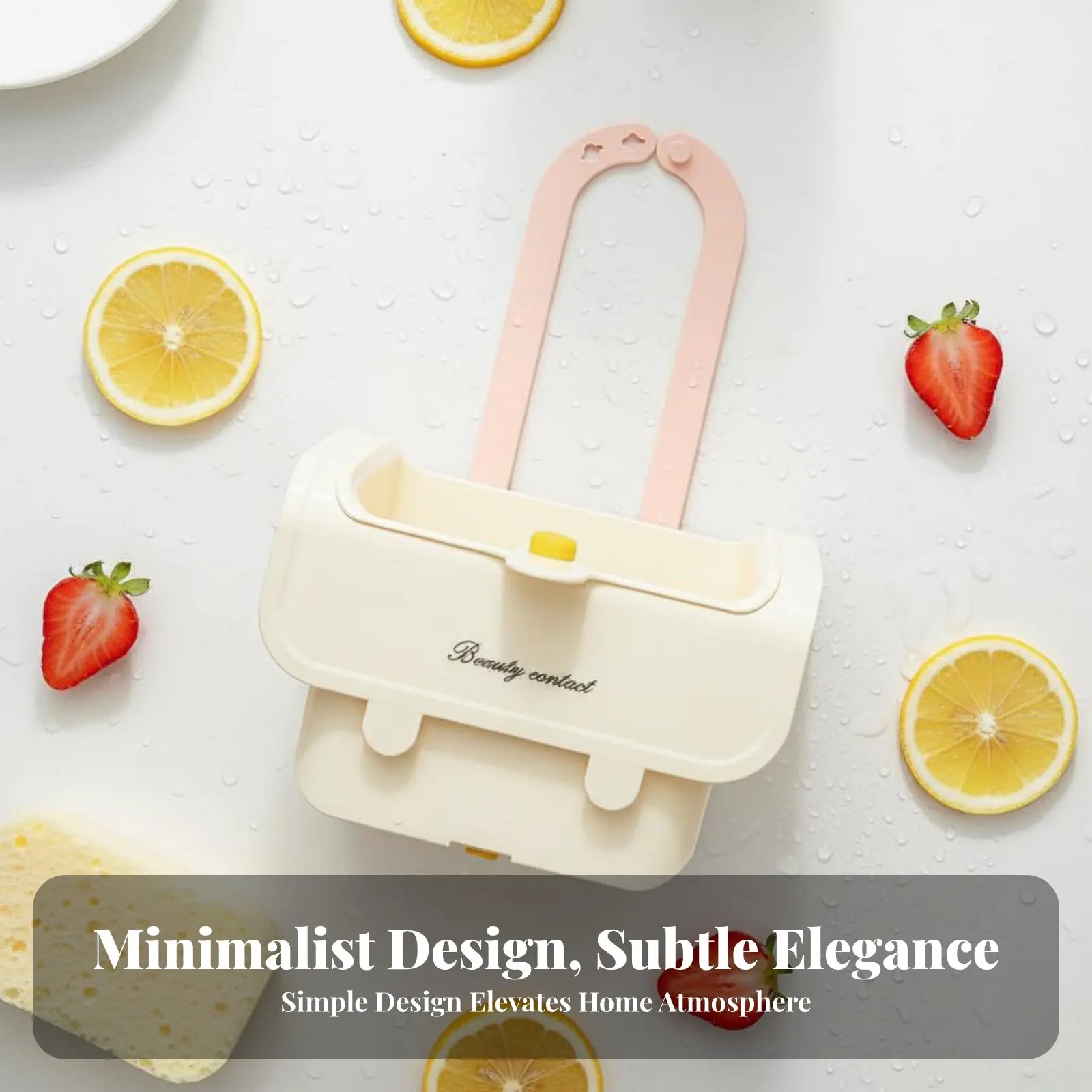 Hanging Sink Basket Easy Installation Faucet Hanging Strainer Basket Kitchen Sink Drain Strainer Multi-Functional
