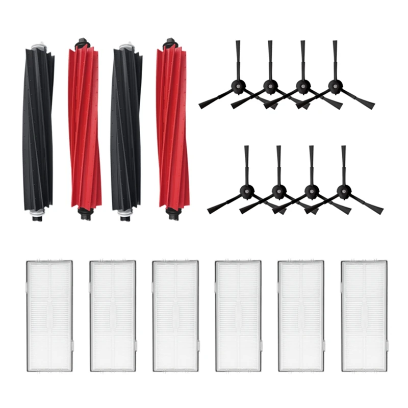 

A85I-For Roborock S8 Pro Ultra S8 S8+ Accessories Main Brush Hepa Filter Side Brush Robot Vacuum Cleaner Spare Parts