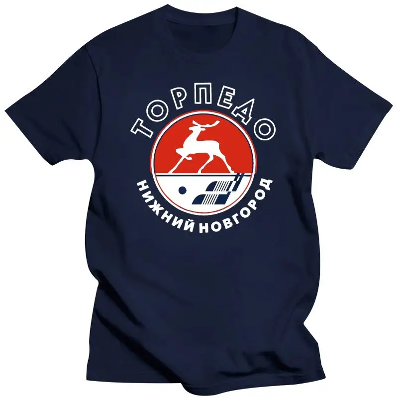 2022 New Nizhny Novgorod KHL Russian Professional Hockey Navy T-Shirt Russia Free Shipping Tee Tshirt
