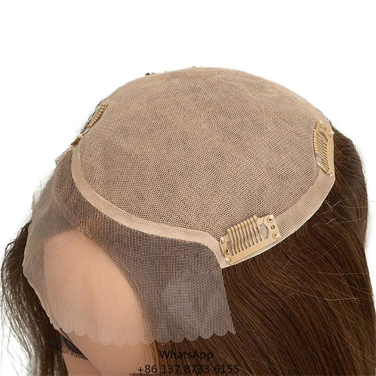 Peruka z jedwabną bazą STL6*6.5, najlepiej sprzedająca się, z jedwabnym topem, dla kobiet.