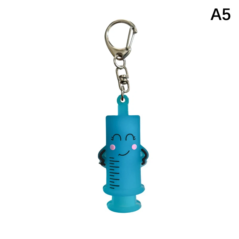 1 STKS PVC Ampul Flesopener Sleutelhanger Spuitvormige Cutter Verpleegkundige Arts Aid Medicatie Flacon Breaker Tool