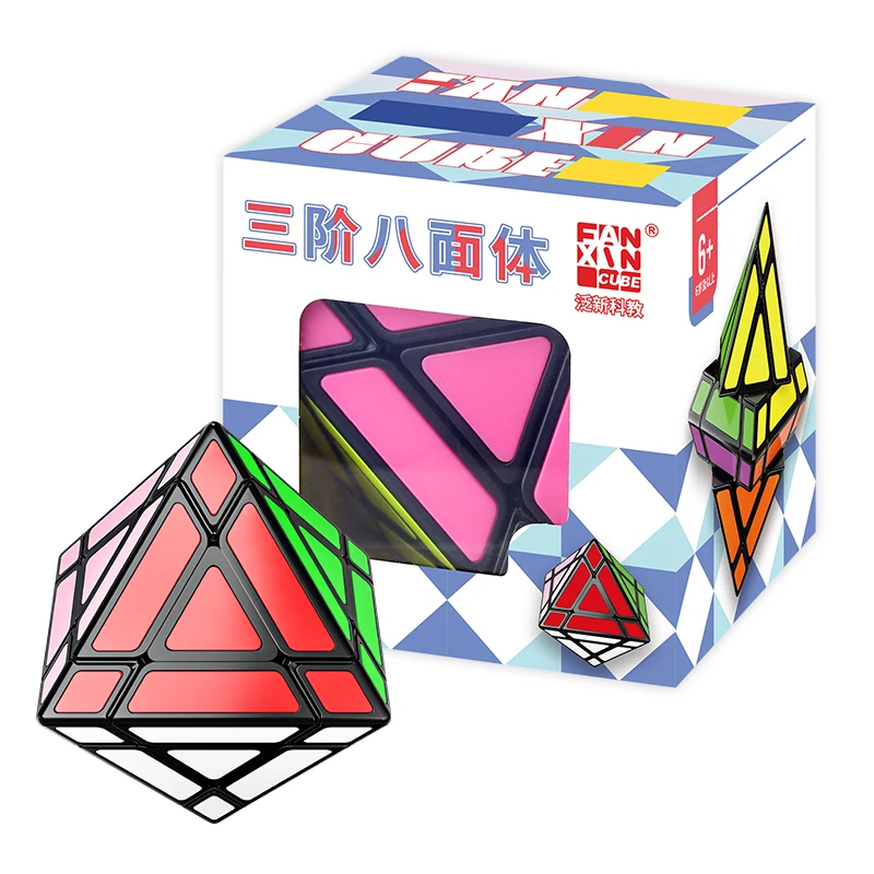 FanXin Octahedral 3X3 Cube Magic Cube Speeding Stickerless Fidget Toys Cubo Magico Puzzle Educational Toys
