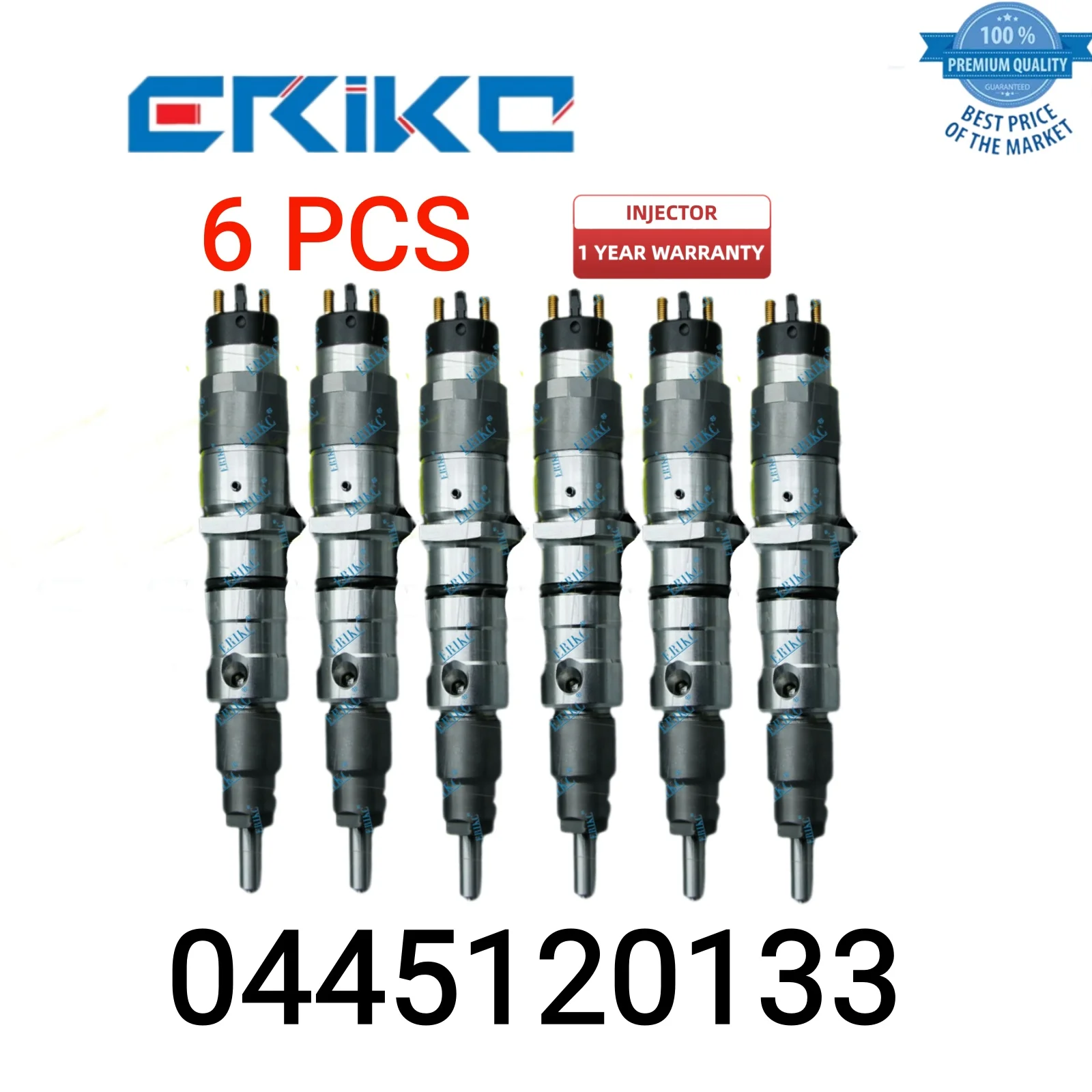 

6 PCS 0445120133 Fuel Common Rail Injector 0 445 120 133 Diesel Parts Fuel Injector 0445 120 133 Car Fuel Injector