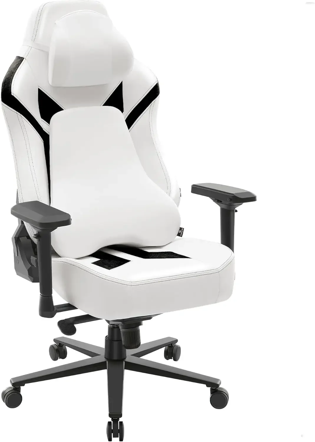 

Ergonomic Gaming Chair, Computer Desk Chairs, 4D Armrests, High Back Office Chair With Headrest & Lumbar Pillow, Tilt Rocker Rec