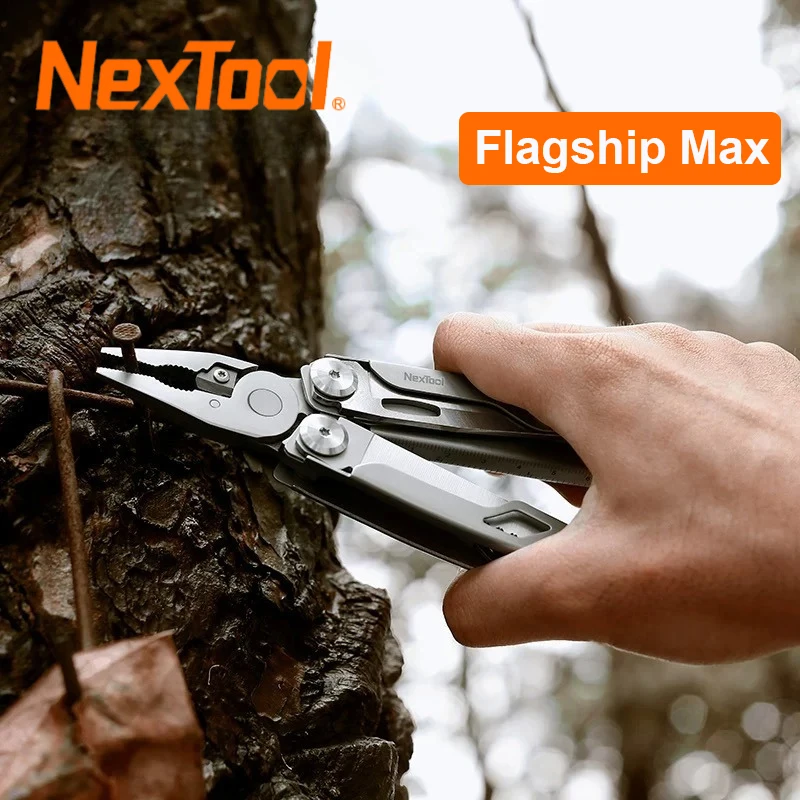 

NexTool Flagship Max 14 in 1 EDC Multi Tool Pliers High Hardness Large Scissors Outdoor Survival Folding Multi-tool