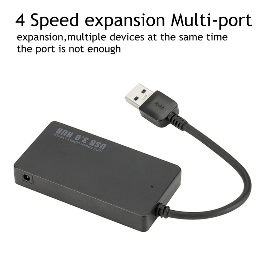 Grwibeou High Speed USB 3.0 HUB Multi USB Splitter 4 Ports Expander Multiple USB Expander Computer Accessories For Laptop PC