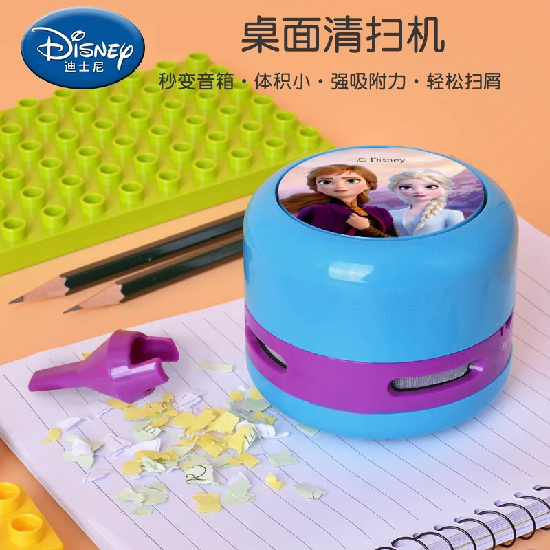 Disney Frozen Desktop Vacuum Cleaner Ornament Cleaning Artifact Can Be Connected to Bluetooth Office School Supplies Gift