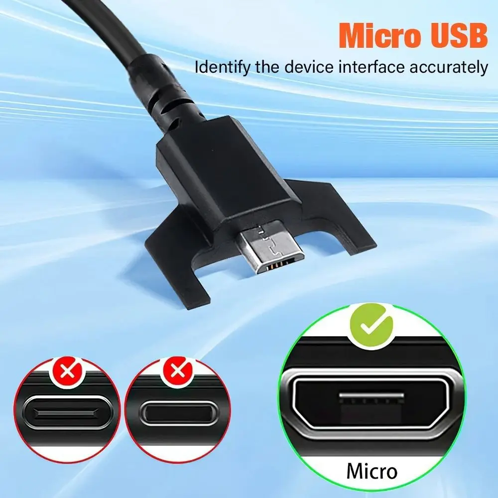 

Кабель для зарядки USB A к Micro Mouse, 5 В, 1 А, шнур питания для быстрой зарядки мыши для Logitech G PRO/GPWGPX/G403/G703/G900/G903 hero