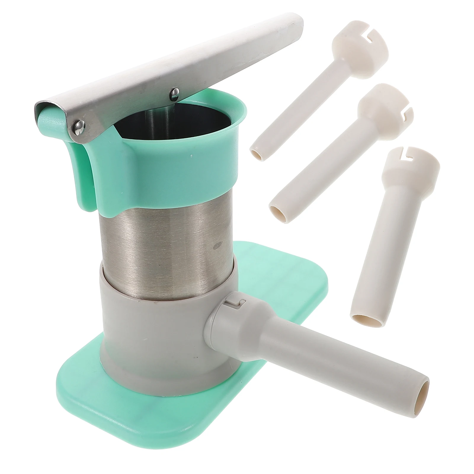 

Manual Sausage Stuffer Homemade Kitchen Tool Stainless Steel Precise Control Meat Filler Machine Versatile Design Easy Use Time
