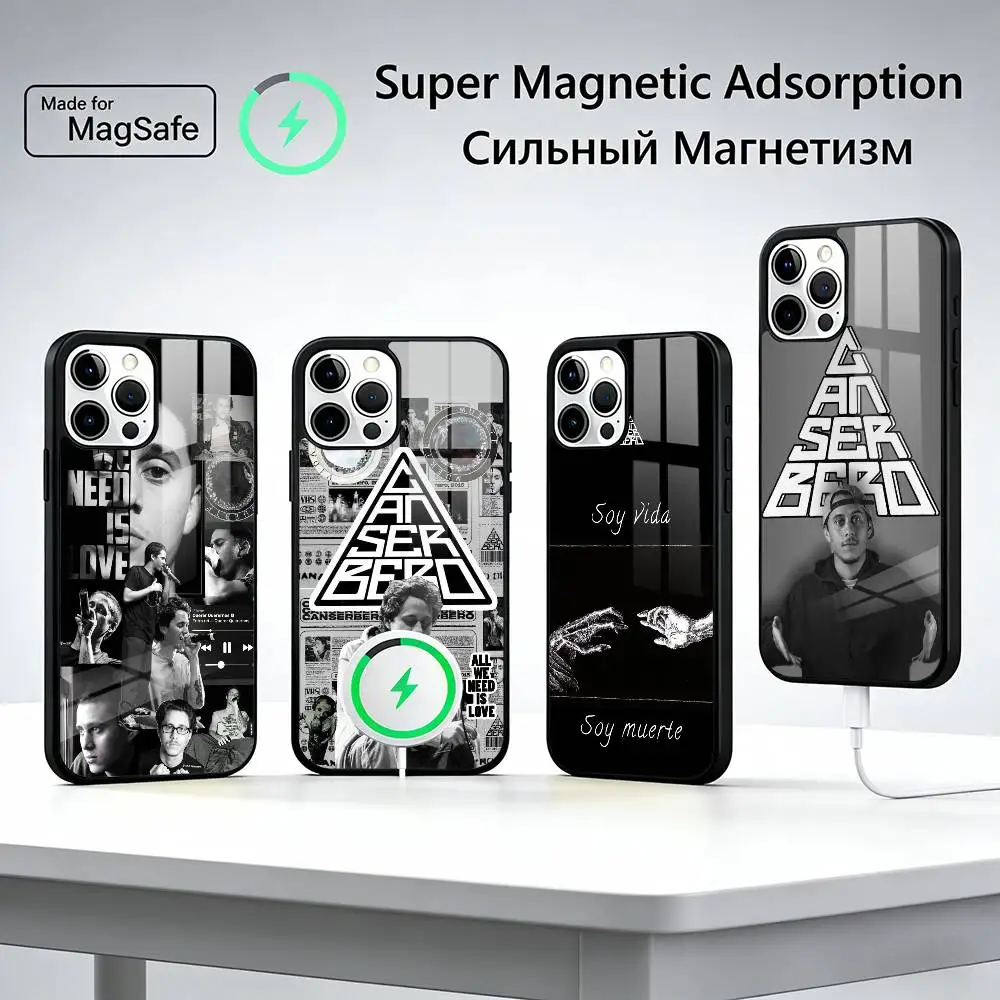 

Rapper C-Canserbero Tribute Phone Case For iPhone17,16,15,14,13,12,11 Plus,Pro Magnetic with Magsafe Wireless Charging