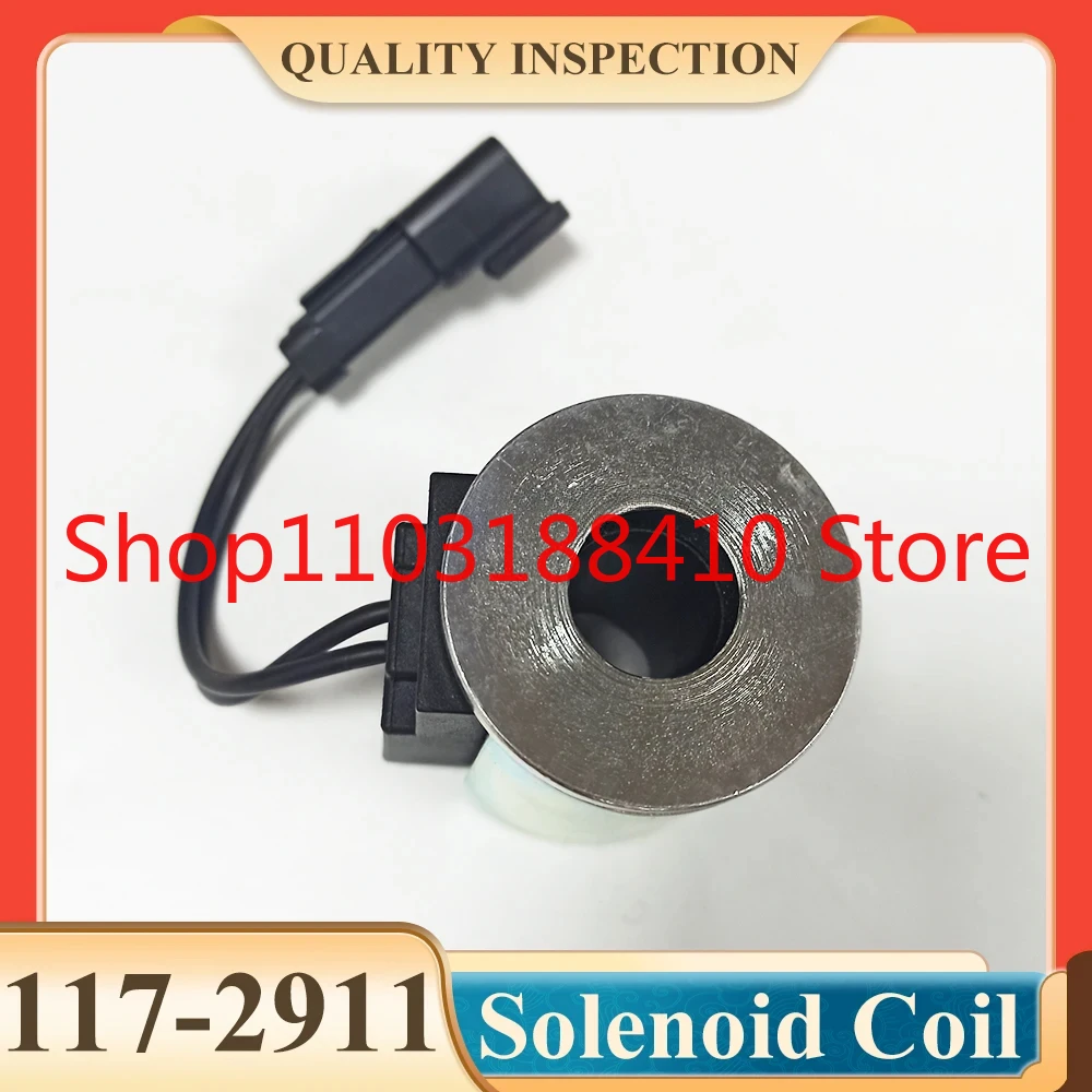 

1172911 117-2911 Solenoid Valve Coil 12V For Caterpillar 426C 428C 430D 438C 438D Loader Engine Solenoid Coil