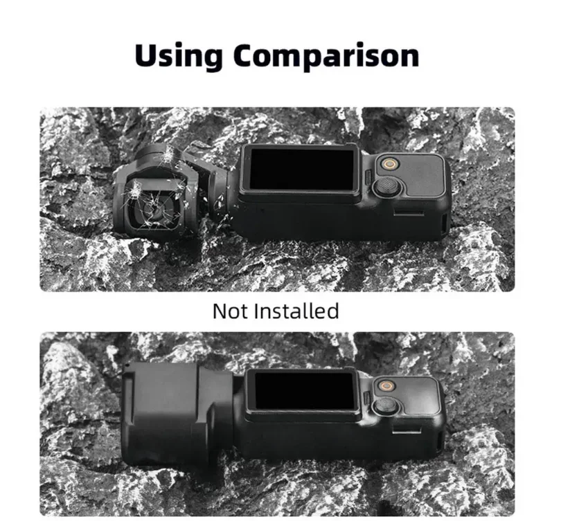 Cubierta de tapa de lente para DJI OSMO Pocket 3, tapa de lente de cámara cardán, carcasa protectora, accesorios de marco fijo a prueba de arañazos