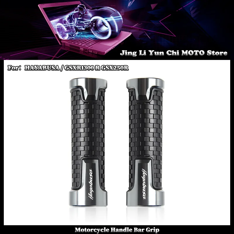 

Motorcycle 7/8"22mm Universal Handle Bar Grip Handlebar Hand Grips For SUZUKI HAYABUSA / GSXR1300 R GSX250R
