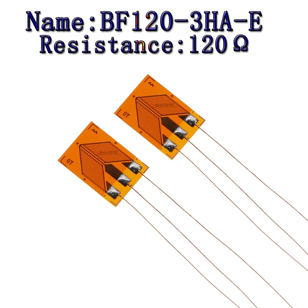 10pcs weighing sensor STRAIN GAUGE BF120-3HA-Ehigh-precision resistance type120 ohm half bridge measuring torque Strain gauges