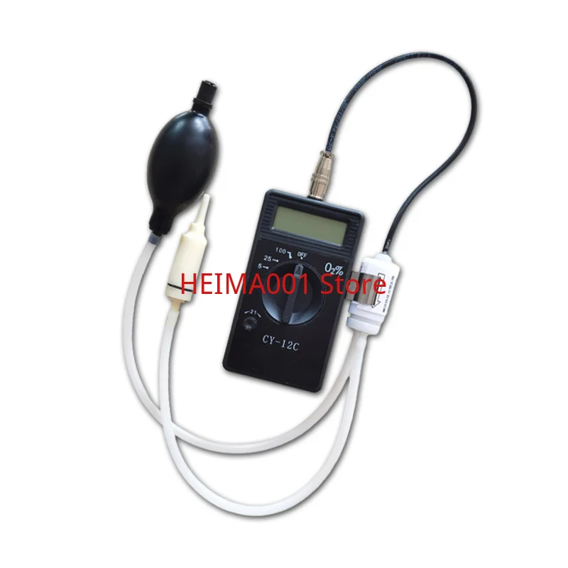 Professional Portable O2 Oxygen Concentration Content Tester Meter High Accuracy Oxygen Detector Monintor CY-12C Gas Analyzer