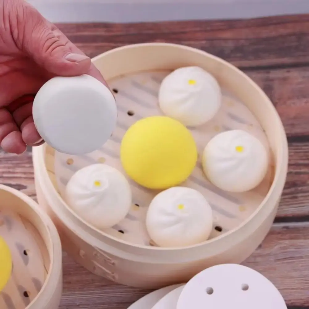 100Pcs Durable 4/5/6/7/8in Steamer Paper Disposable Round Buns Pastries Non-stick Paper Buns Pad Paper Kitchen Cooking Tools