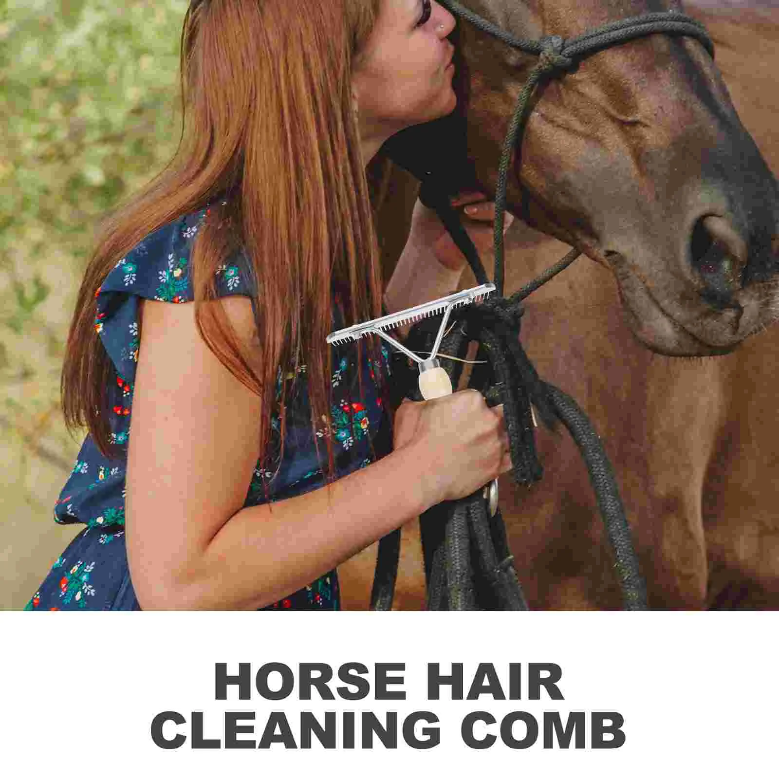 Pet Horse Nail Rake Comb Useful Cleaning Brush Animal Hair Practical Hairbrush Durable Grooming Tool