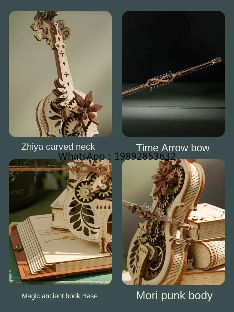A1 Cello Music Music Box DIY Handmade Birthday Gift Music Box Decoration for Girlfriend