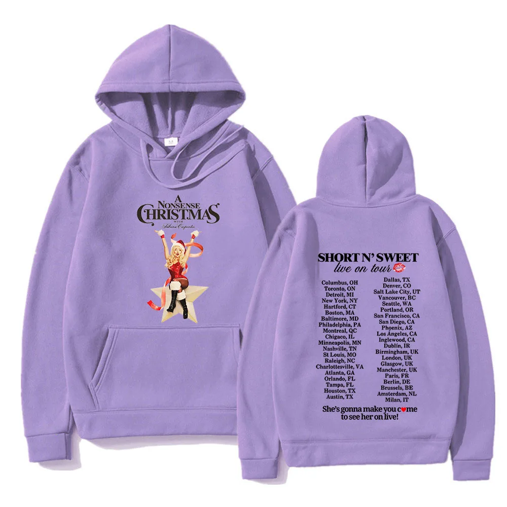 Sabrina Carpenter Short N' Sweet Hoodie Dames/Mannen Good Graces Taste Hoodies Unisex Sharpest Tool Bed Chem Truien Sweatshirts