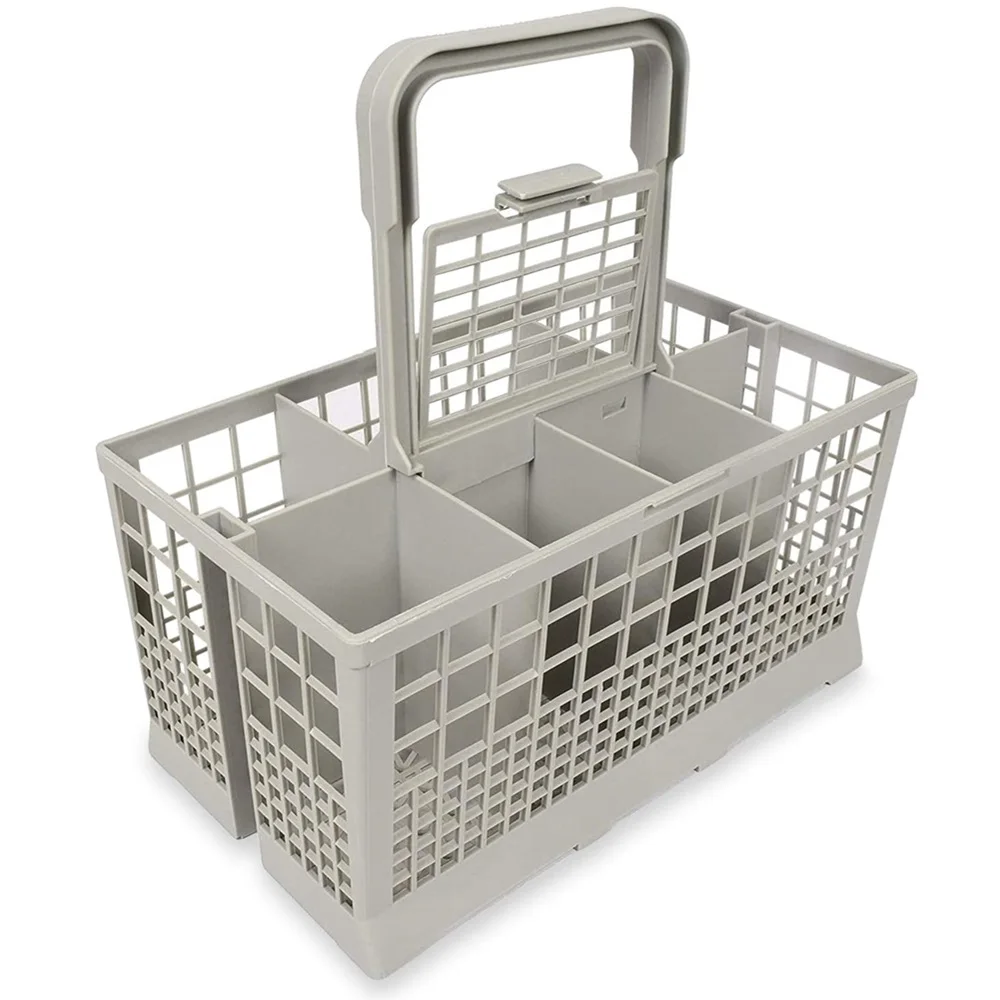 سلة أدوات المائدة العالمية لغسالة الأطباق متوافقة مع Kenmore وWhirlpool وBash وMaytag وKitchenAid وMaytag وSamsung وGE وغيرها