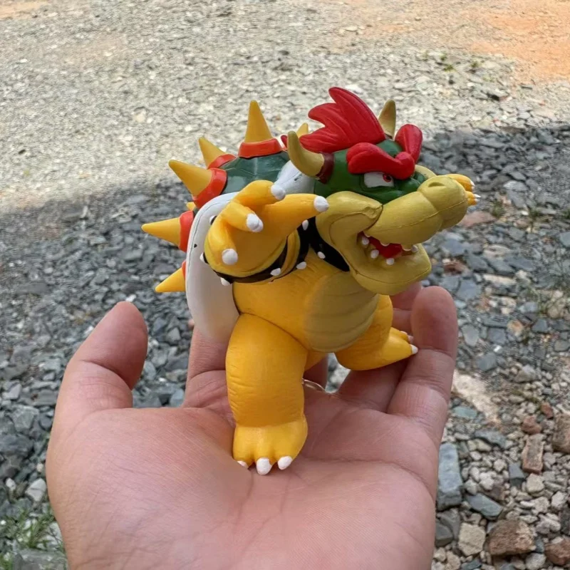 Catoon Film anime 10 cm Drago Bowser Action figure riccio PVC bambola statua Collezione modello Natale compleanno bambini migliori regali