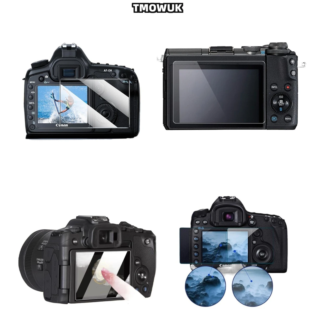 

For Canon G7X3 850D M200, Reliable Tempered Glass, HD Clear With Exceptional Scratch Resistance