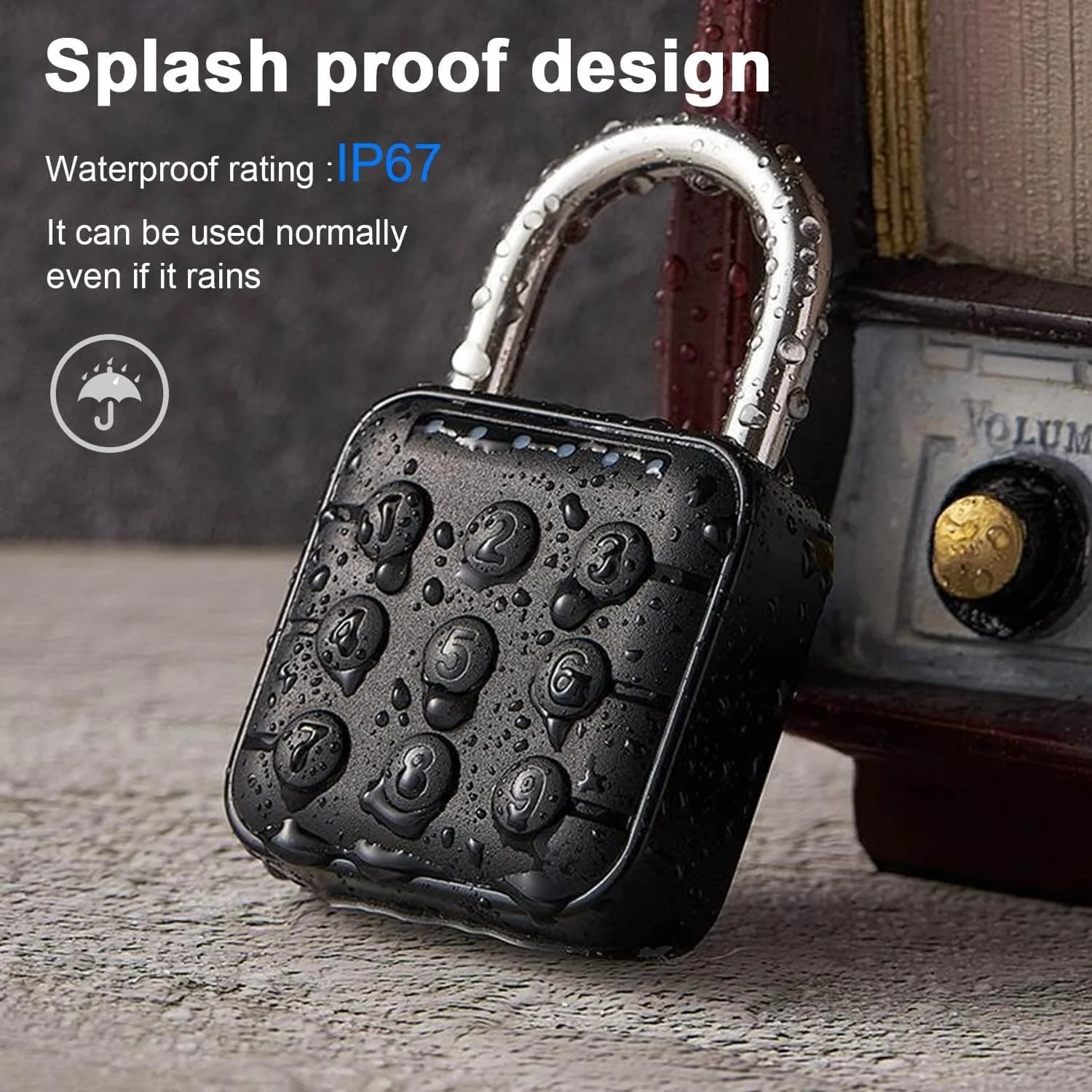 Electronic Lock Tuya Bluetooth Fingerprint Padlock Digital Luggage Lock APP Temporary Password Remotely IP67 Decompression Toys gallery 4