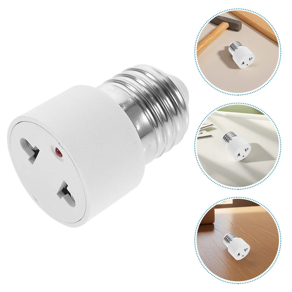 

Light Socket Converter Plug Adapter Bulb with Outlet Screw in for White USB Outdoor