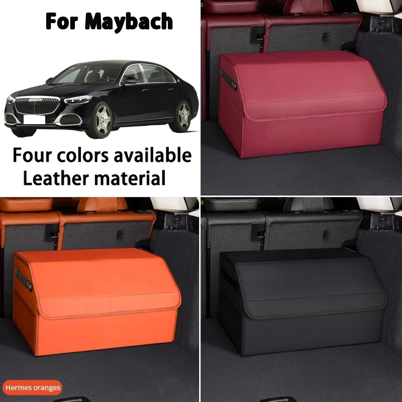 

Подходит для Mercedes-Benz Maybach S400/S450/S480/S500/GLS, складной ящик для хранения багажника и органайзер