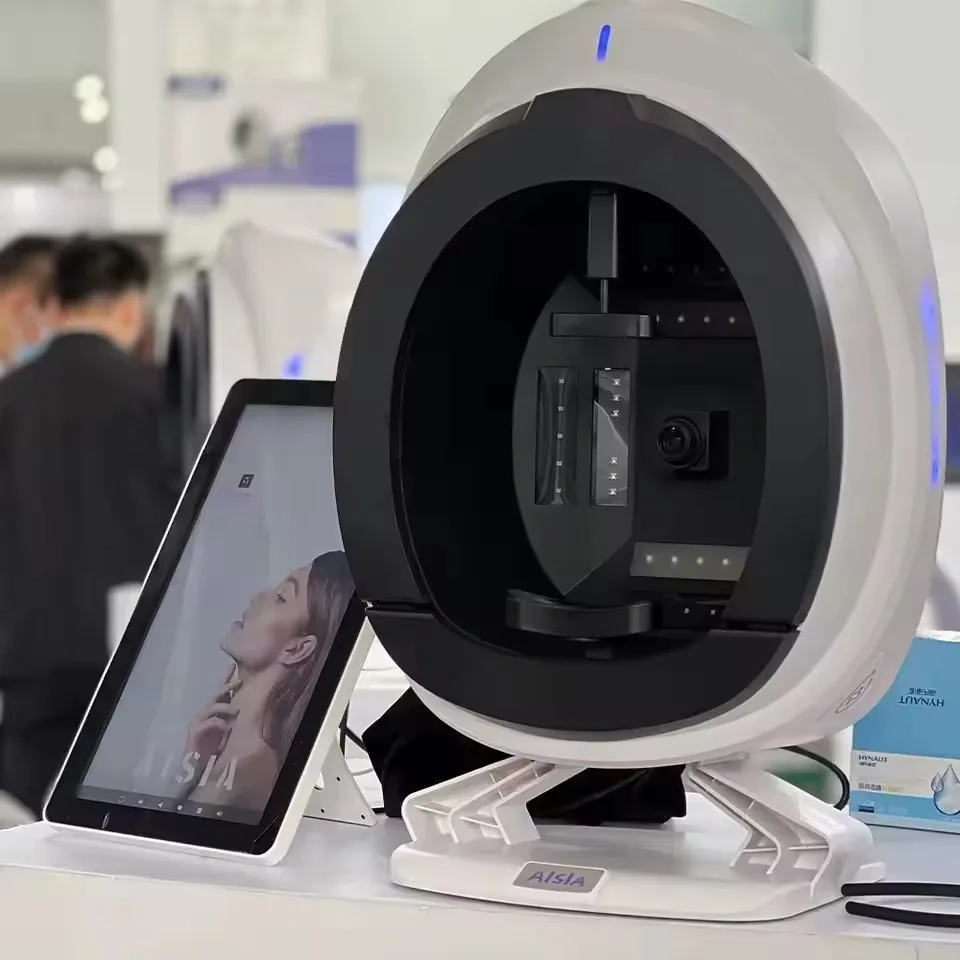 AISIA Q1 3D AI Gezichtshuidanalysator Detectie Huidprobleemdiagnose 8-spectrum Professionele analyse Schoonheidssalonapparatuur