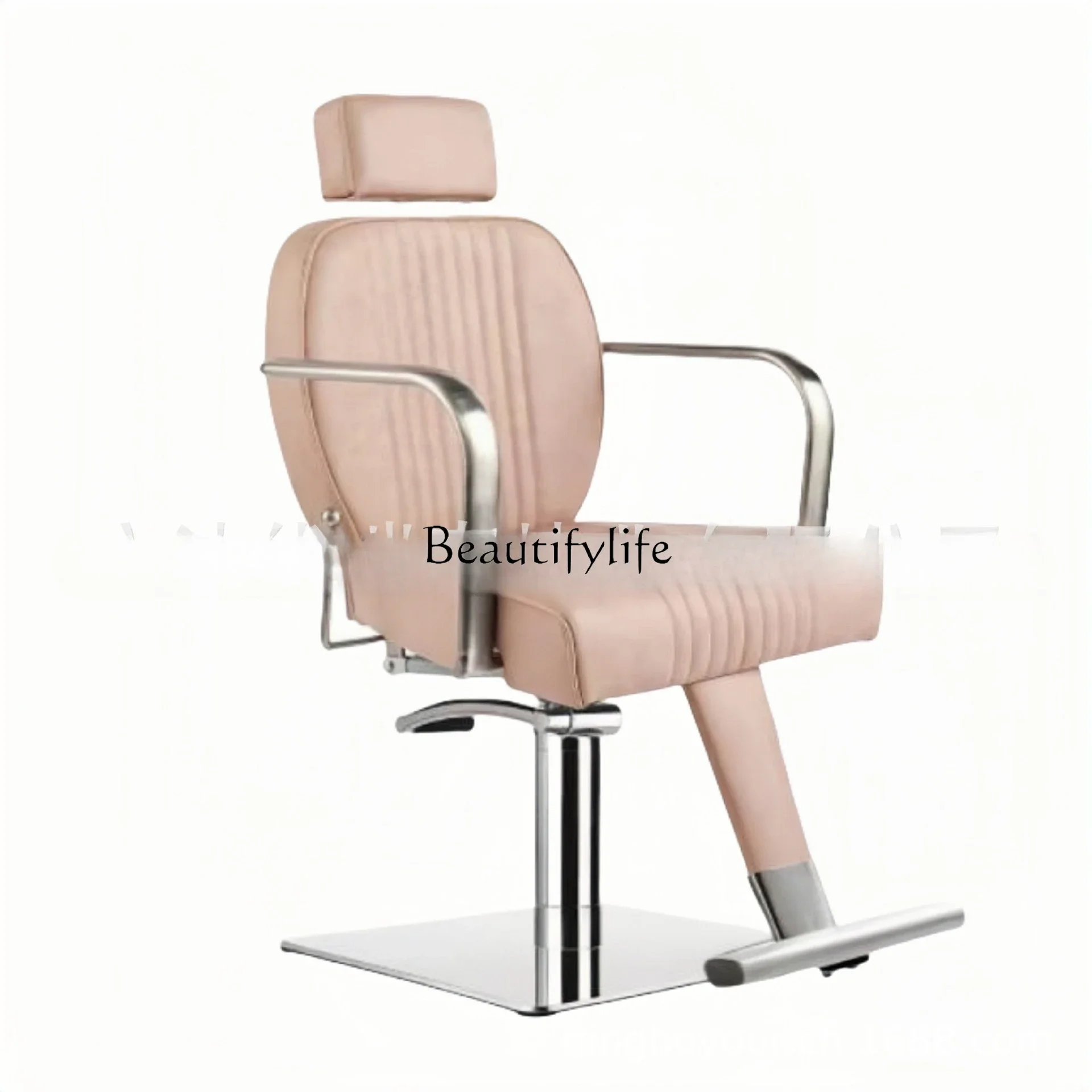 

PJ13Barber chair pink makeup chair reclined 360 degrees rotation