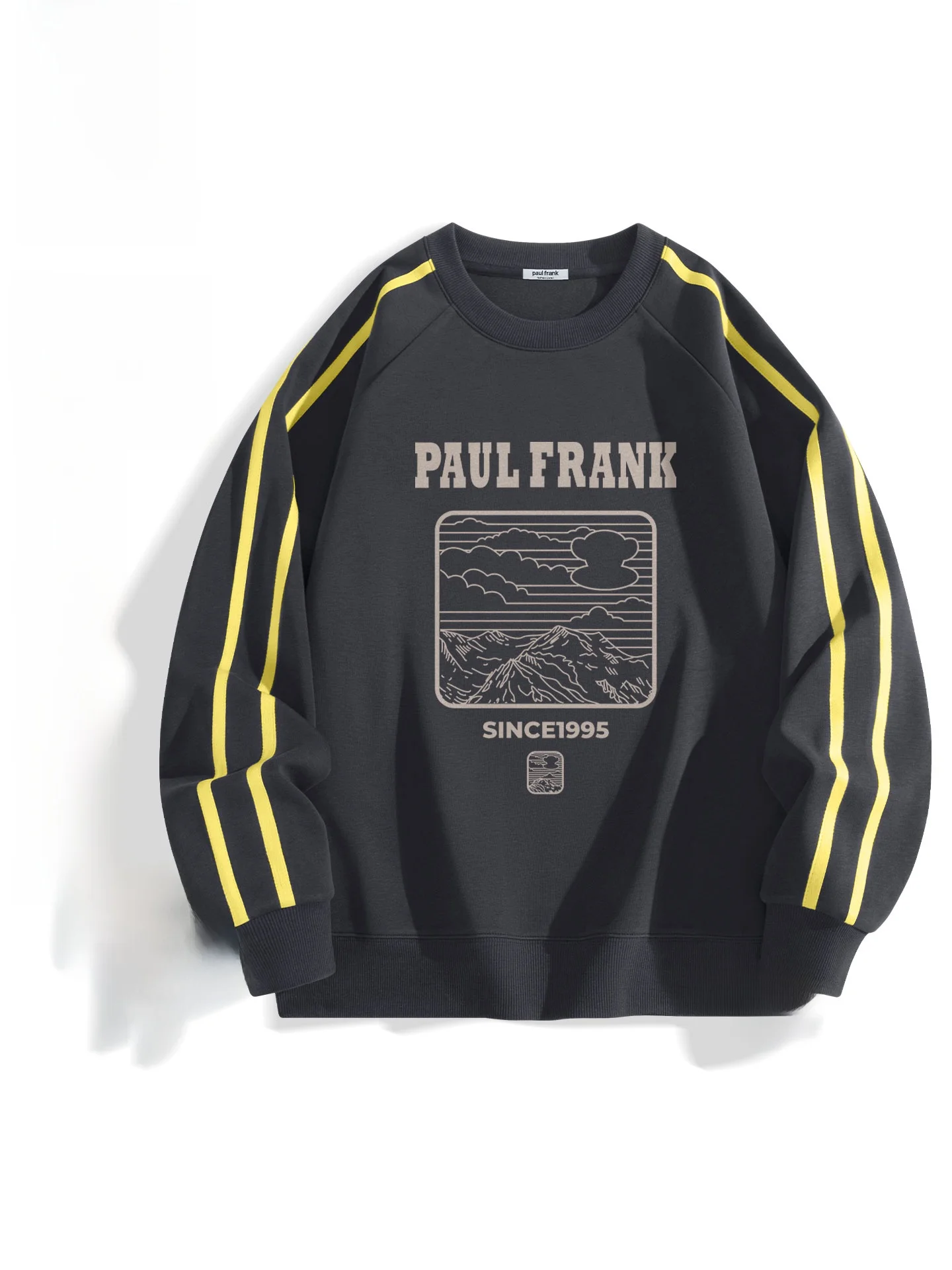 

Мужской свитшот с длинным рукавом, весна 2026, молодежный повседневный, из смесового хлопка и полиэстера, с принтом в виде обезьяны