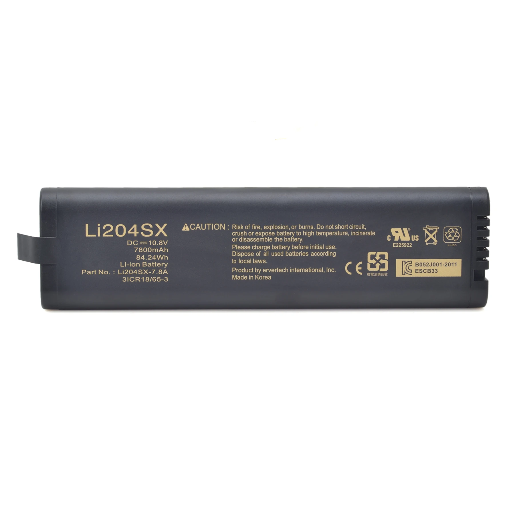 LI204SX HIGH QUALITY 11.1V 7800mAh Li-ion LI204SX-66 Battery For JDSU 748A  VA7100 TALAN DPA-7000