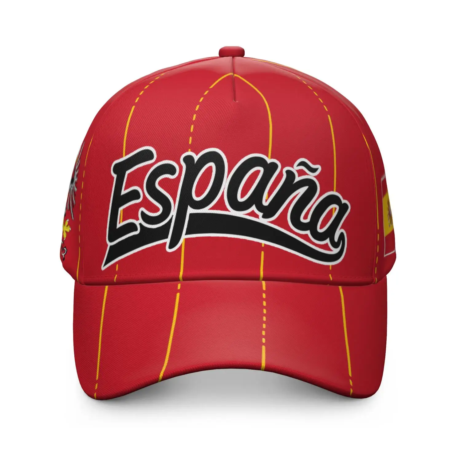 Spain Baseball Caps Free Custom Made Name Number Team Logo Es Hat Esp Country Espana Travel Spanish Nation Kingdom Flag Headgear