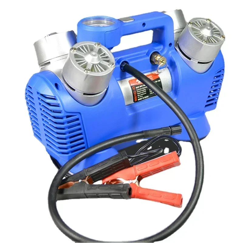

New Vehicle-mounted Inflation Pump 12v Double-cylinder Four-cylinder High-pressure Suv Off-road High-power Tire Inflation Pump