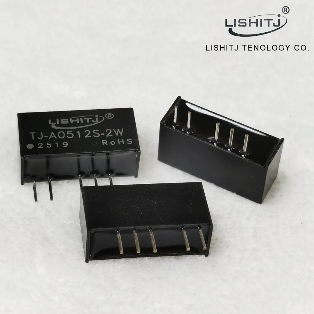 A0512S-2W SIP5 DC-DC para módulo de fonte de alimentação de chip de isolamento de impulso