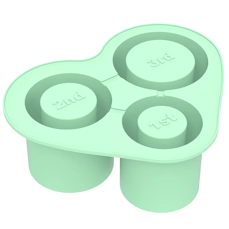 Silicone  Cube  Mold Big Hollow Cylinder Tray for  Beer  Accessories  Cream Tools