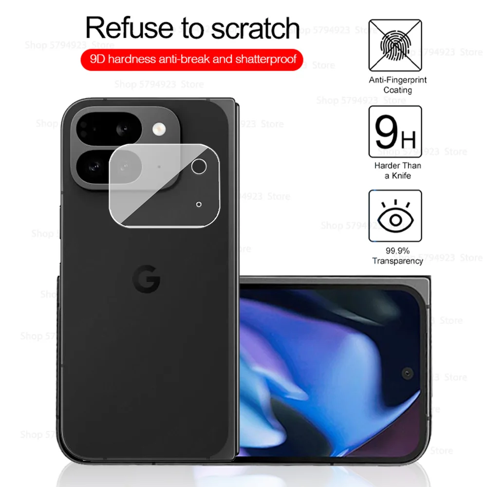 Pixel9ProFold 9H Curved Camera Lens Protector 1-3pcs For Google Pixel 9 Pro Fold 5G 3D Rear Lens Tempered Glass Pixel9 Pro Fold