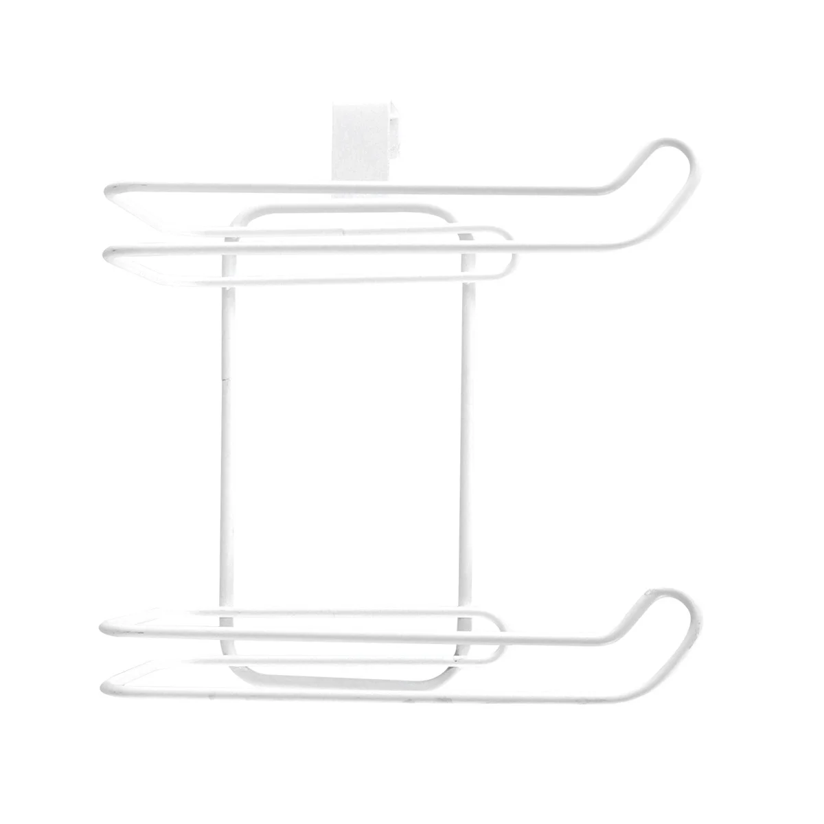 

2-рулонная вешалка для полотенец из туалетной бумаги, подвесной органайзер, прочный прочный держатель для двери кухни, ванной комнаты, вешалка для полотенец из туалетной бумаги