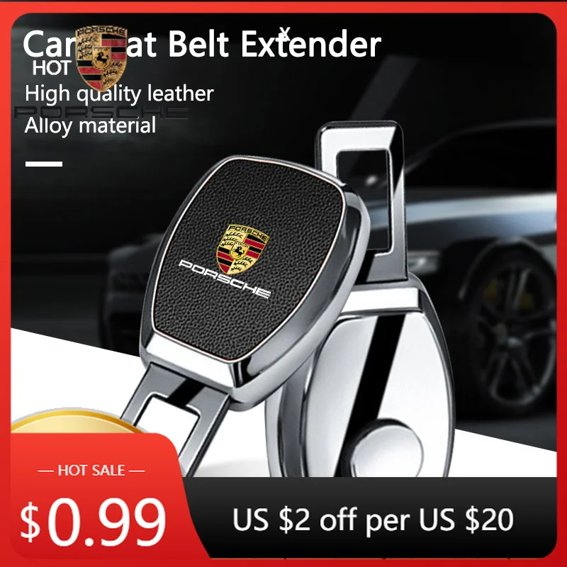 

Наклейка на автомобиль для Porsche Cayman, Cayenne, 911, Macan, удлинитель ремня безопасности, замок-фиксатор ремня безопасности, заглушка для Porsche Cayenne