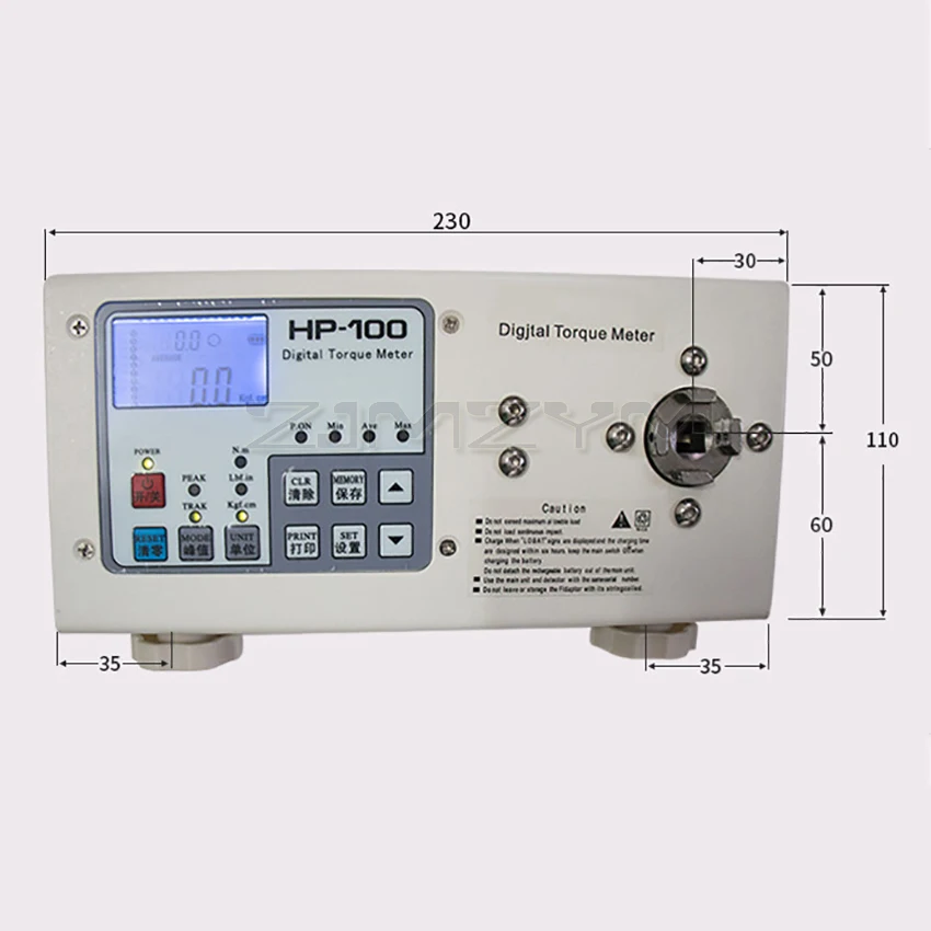 Imagem -05 - Medidor de Torque de Alta Precisão Digital Chave de Fenda Elétrica Torque Tester Hp10 20 50 100 250