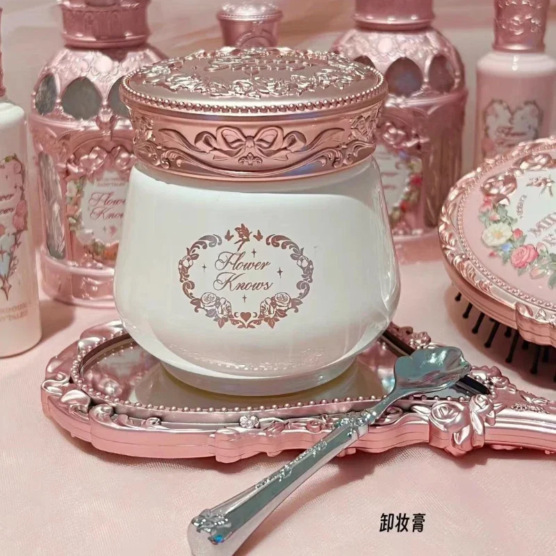 Flower Knows Midsummer Fairytales 시리즈 110ml 리무버 크림 클렌징 아이 립 페이스 영양 부드럽고 자극적이지 않은 화장품