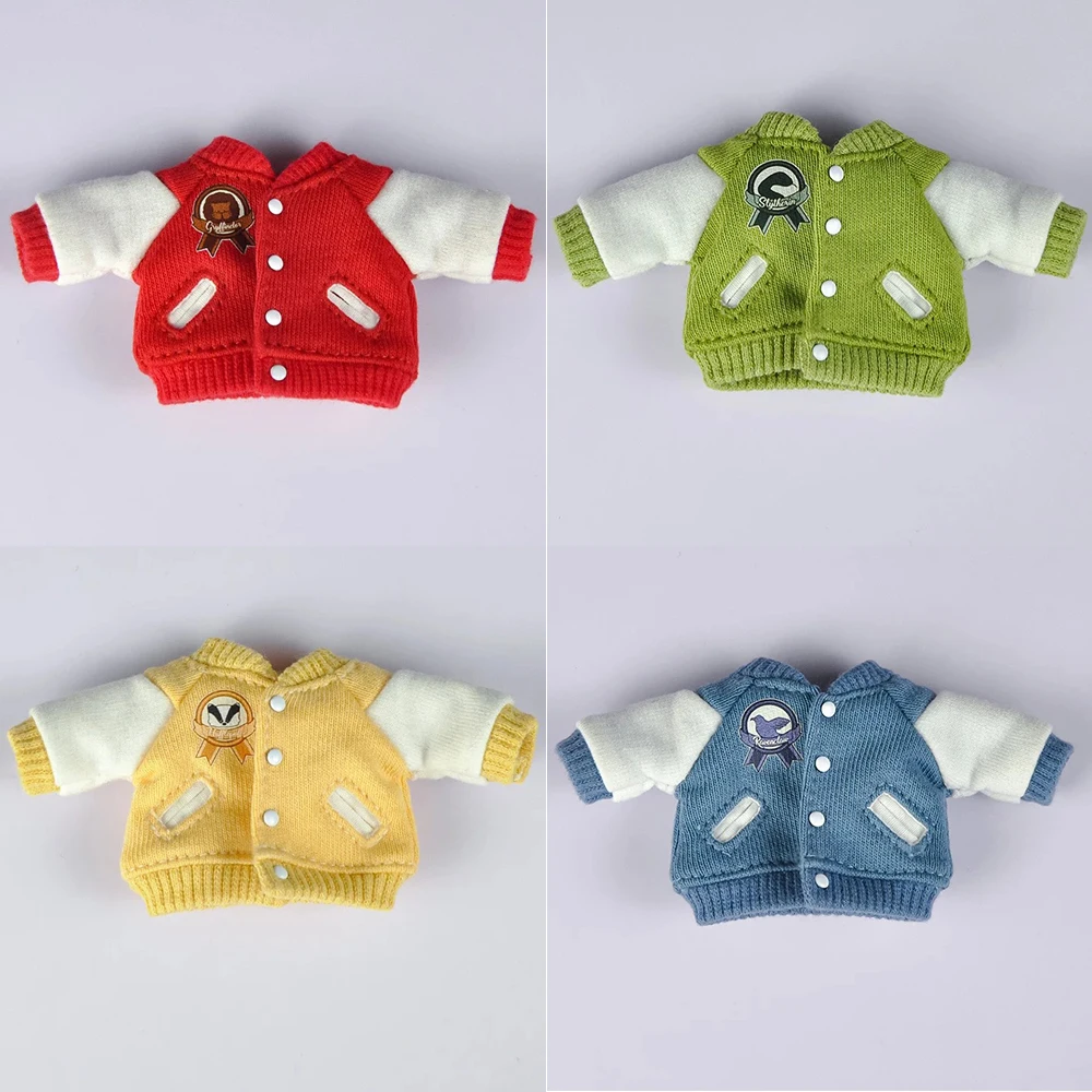 Chaqueta de béisbol para muñeca de tamaño Ob11, ropa deportiva para muñecas 1/12, accesorios para Bjd,Gsc,Obitsu11, Molly, Ymy, P9, Gsc, Obitsu11