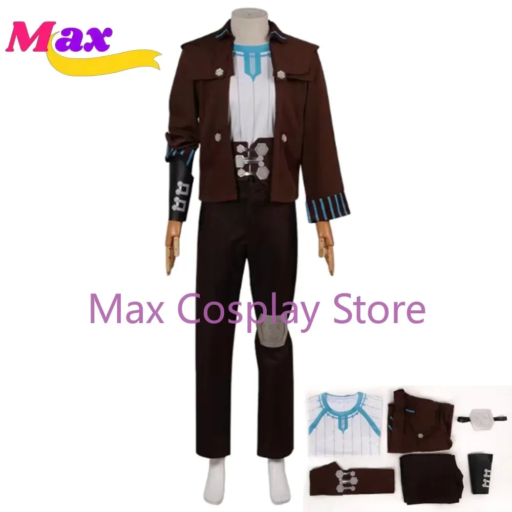 Max Cos Spiel Arcane Vander Cosplay Kostüm Uniform Outfits Halloween Anzug Jacke Hemd Hosen