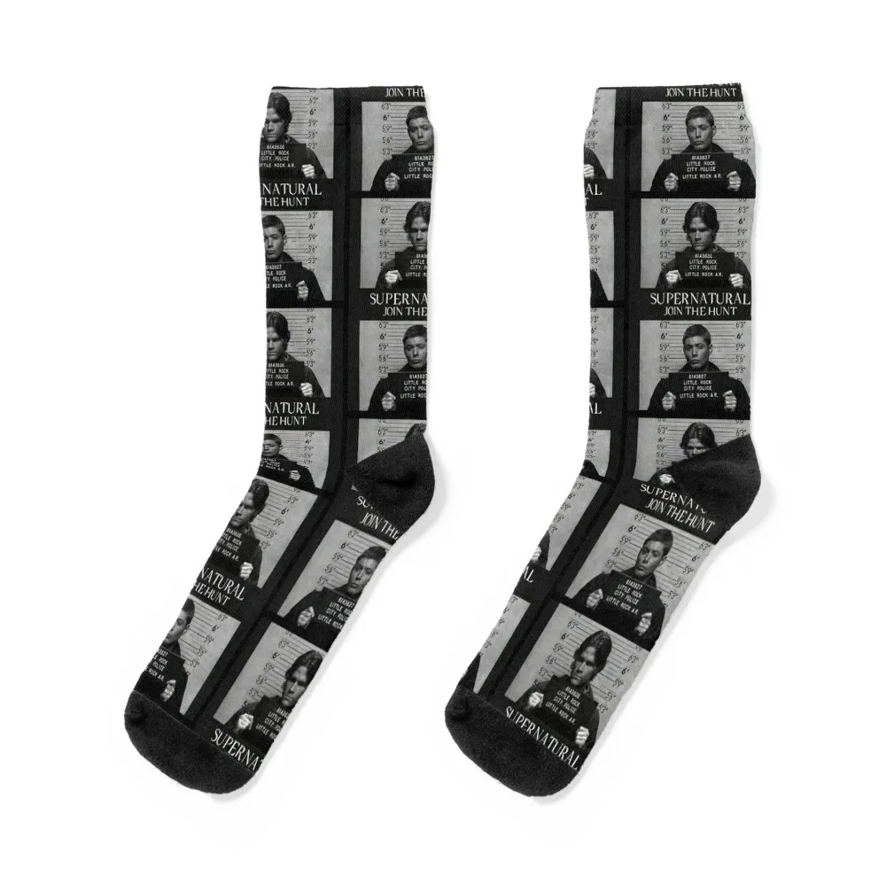 Supernatural Join The Hunt Socks Non-slip men cotton high quality fashionable hip hop Socks Woman Men's