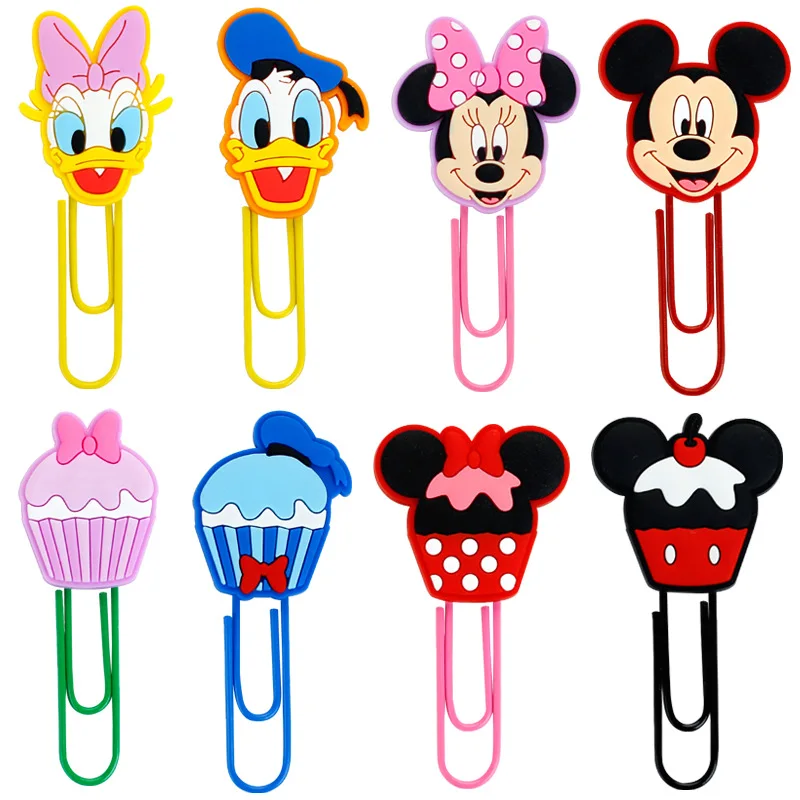 Cartoon Friends Mickey Minnie Donald Daisy Duck Style Clip Bookmark High Quality Metal Students  Bookmark