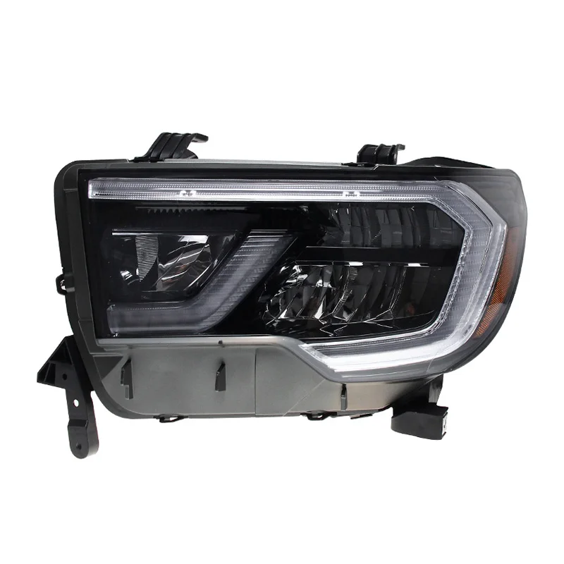 Suitable for Toyota Tundra headlight 2007-2013 model assembly Sequoia modified LED daytime running light streamer turn signal he