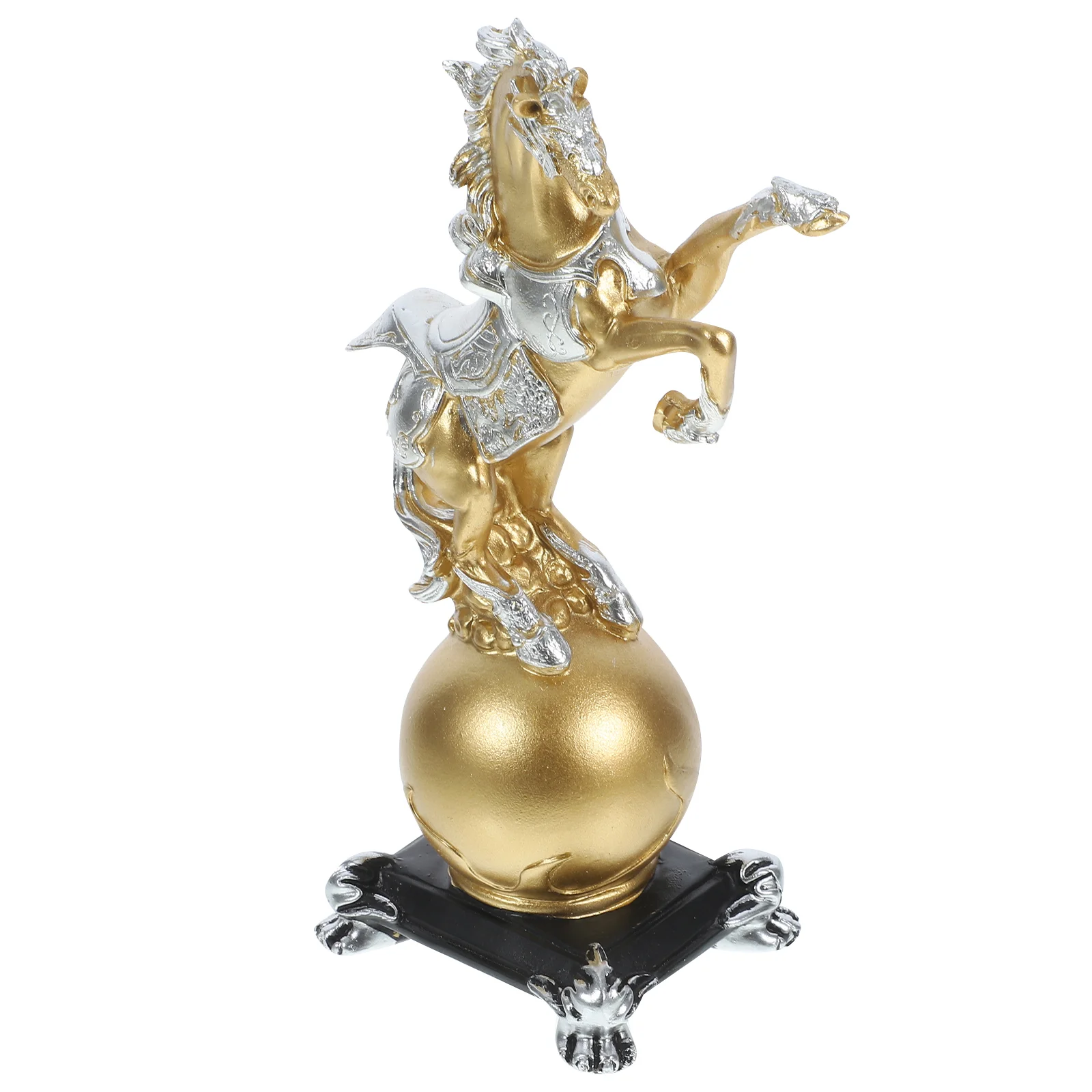 

Horse Sculpture Decorative Horse Figurine Resin Horse Decor Standing Horse Decoration resin horse adornment