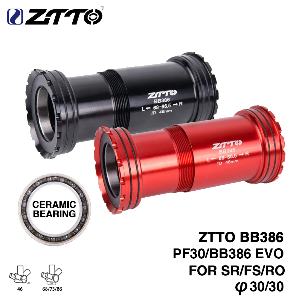 ZTTO BB386 30 PF30 Adapter bicycle Press Fit Bottom Bracket Axle