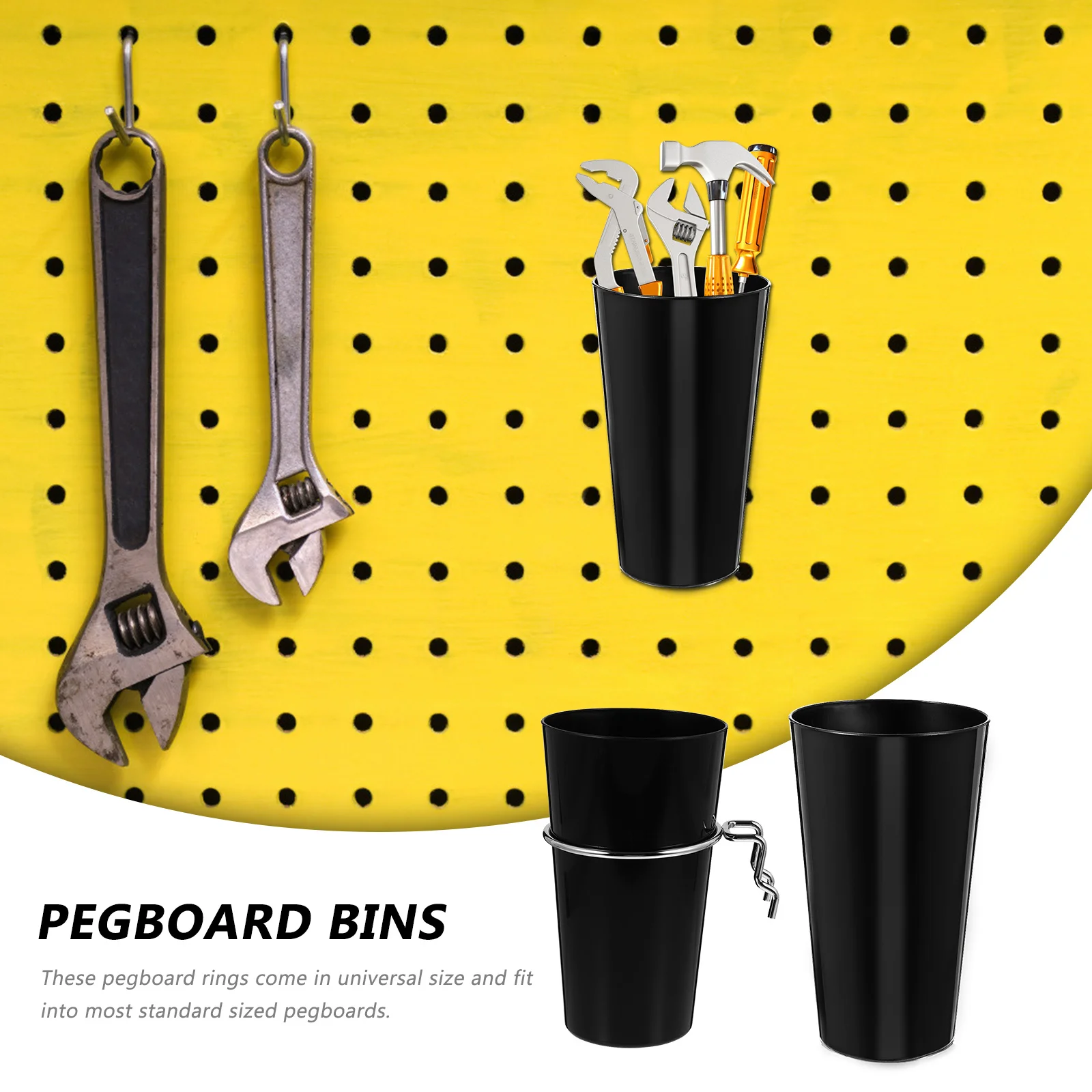 

1 set Hooks Organizer Set Silver Hardware Organizer Tools Storage Abs Bins Pegboard Holders Pegboard Organizers